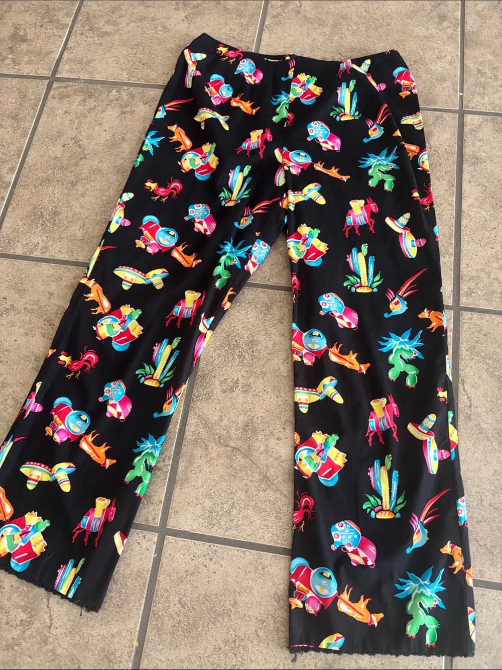 Pine Cove Fiesta Print Pants Size 2